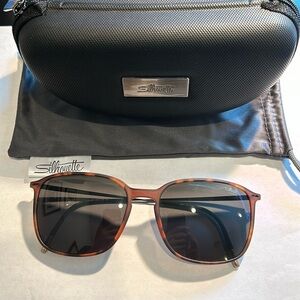NEW Silhouette sunglasses sunlite 4078 Havana Brown